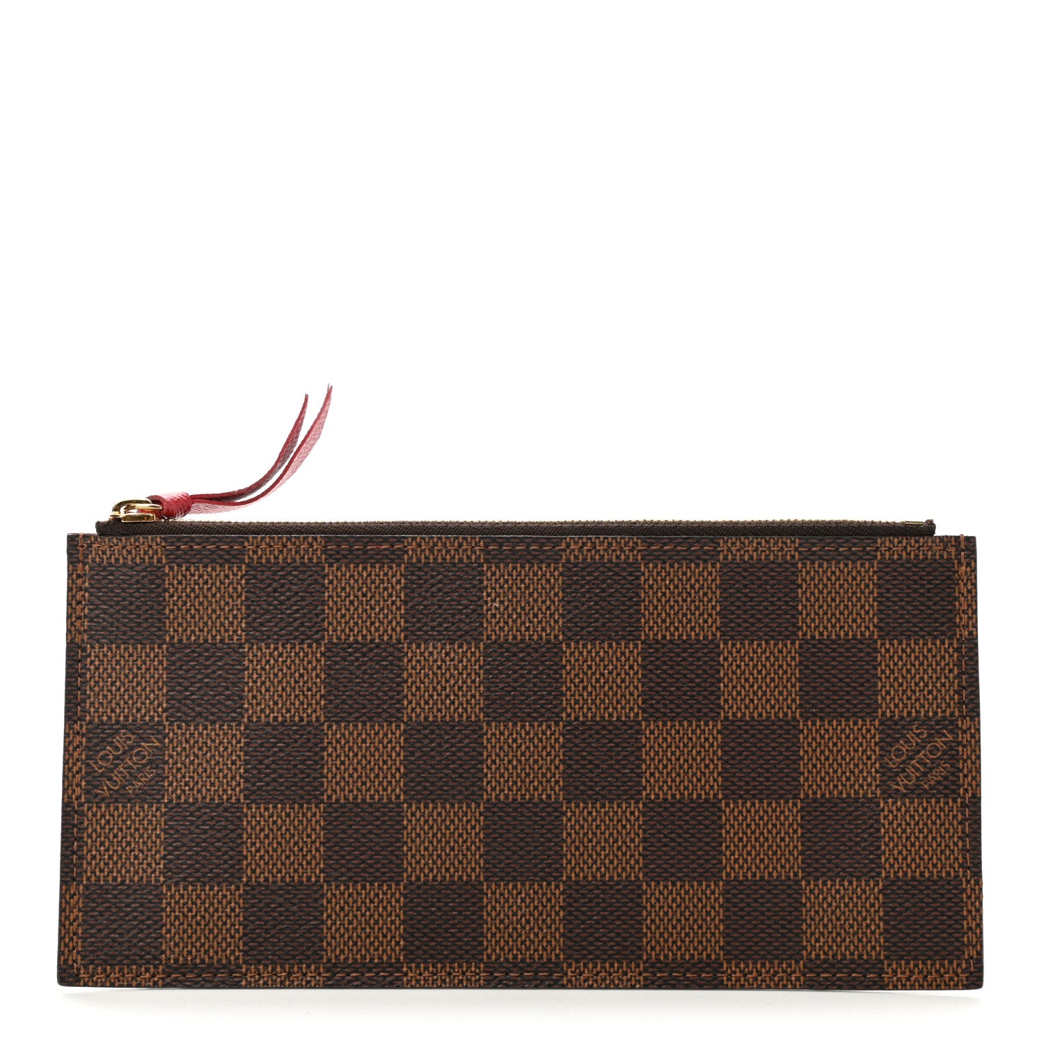 Louis Vuitton Damier Ebene Felicie Chain Wallet Zippered Insert 1 of 6