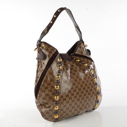 Gucci Crystal Monogram Fringe Babouska Hobo 3 of 7