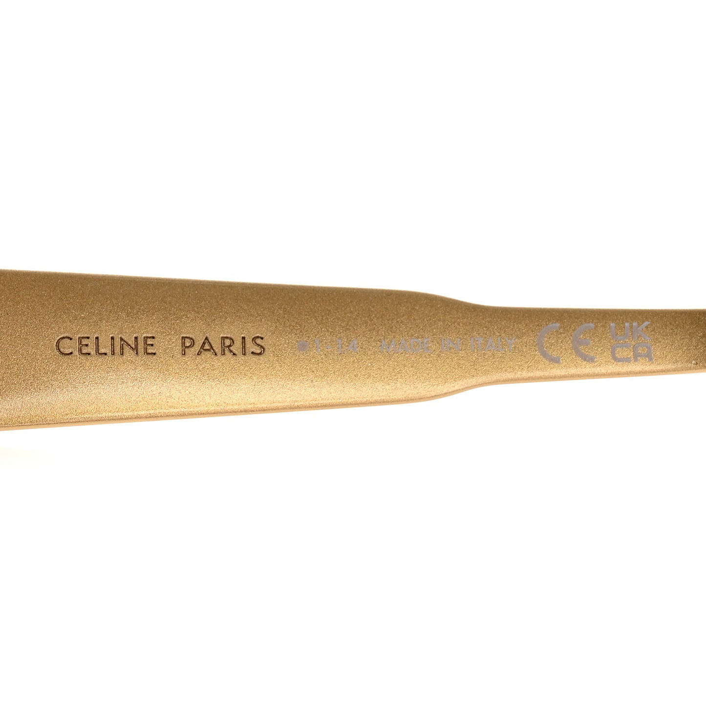 Metal Triomphe 01 Sunglasses CL40235U Gold Green