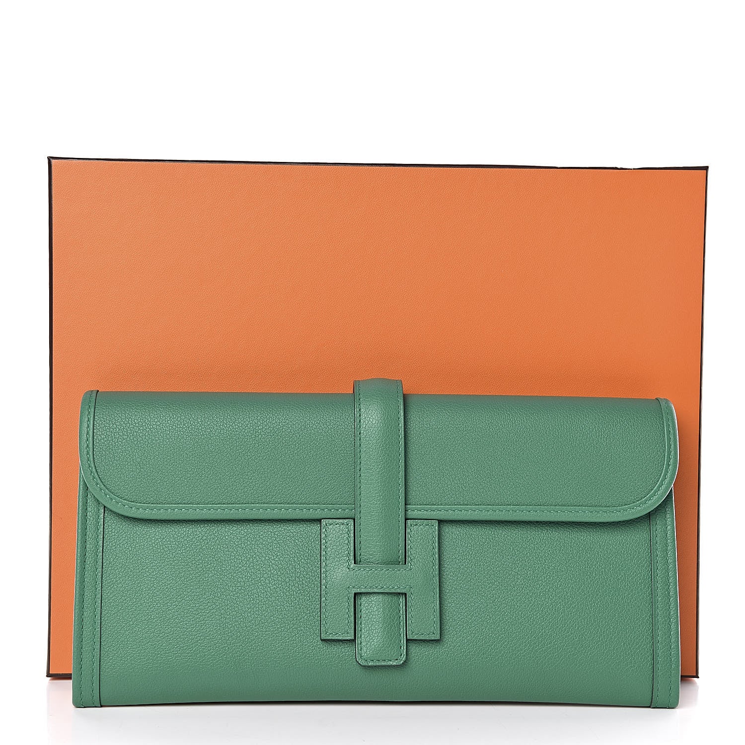 Hermes Evercolor Jige Elan 29 Clutch Vert Vertigo 9 of 9
