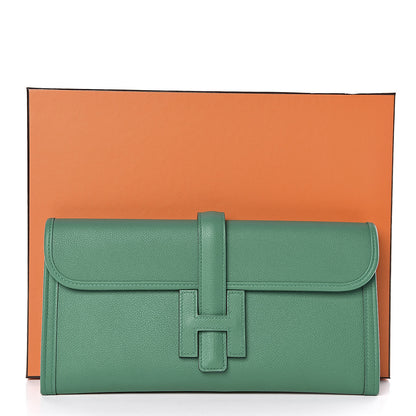 Hermes Evercolor Jige Elan 29 Clutch Vert Vertigo 9 of 9