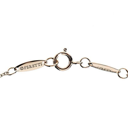 Tiffany 18K Rose Gold Diamond .03ct Elsa Peretti Diamonds by the Yard Pendant Necklace 3 of 5