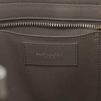 Saint Laurent Calfskin Small Classic Y Cabas Gray 6 of 14