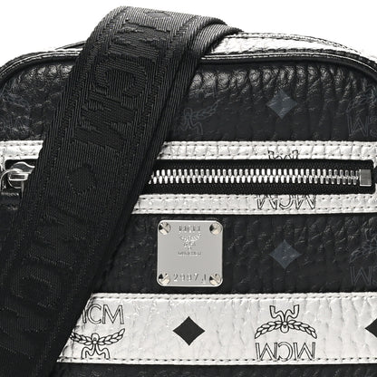 MCM Visetos Spot Crossbody Bag Black 7 of 9