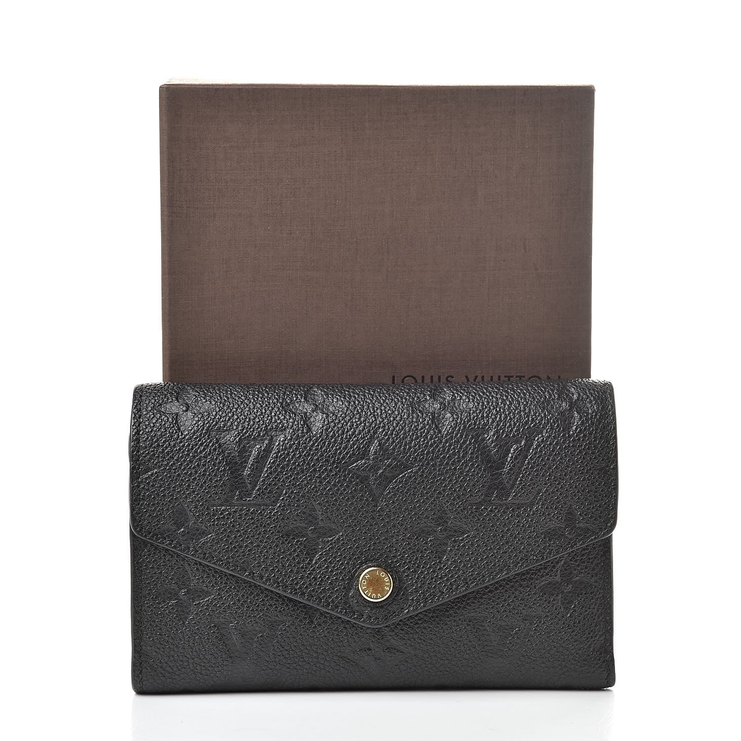Louis Vuitton Empreinte Compact Curieuse Wallet Black 8 of 8