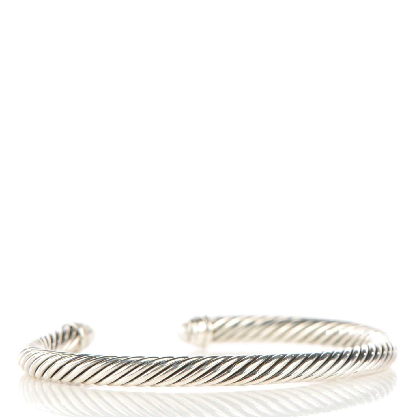 Sterling Silver Diamond Pearl 5mm Cable Classics Bracelet