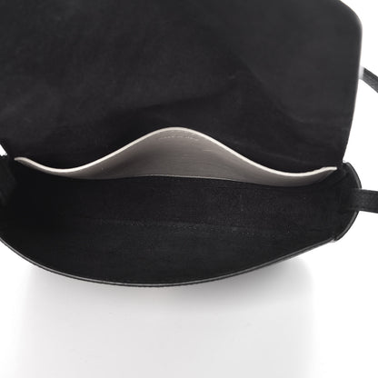 Celine Grained Calfskin Strap Clutch Black 5 of 10