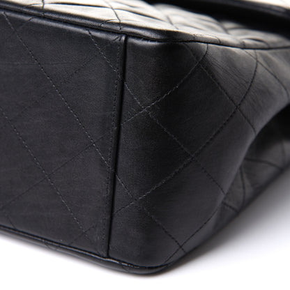 Chanel Lambskin Quilted XL Jumbo Single Flap Black 9 of 12