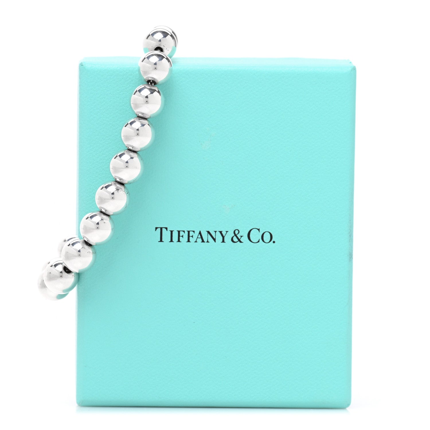 Tiffany Sterling Silver 10mm HardWear Ball Bracelet 4 of 4