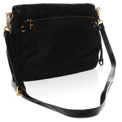 Prada Tessuto Nylon Messenger Bag Nero Black 3 of 9
