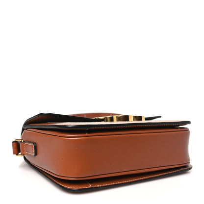 Celine Calfskin Triomphe Canvas Teen Triomphe Bag Tan 4 of 10