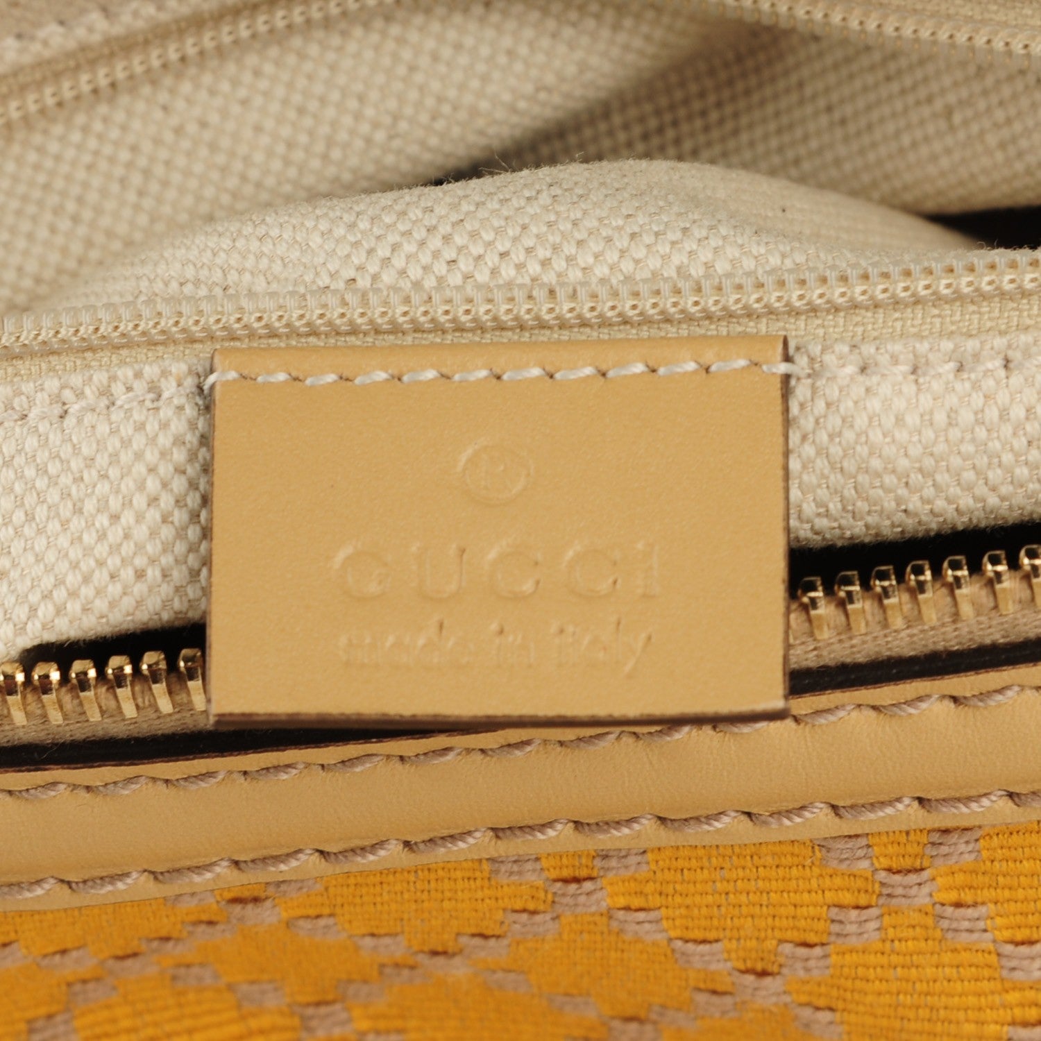 Gucci Diamante Medium Top Handle Sukey Yellow 6 of 7
