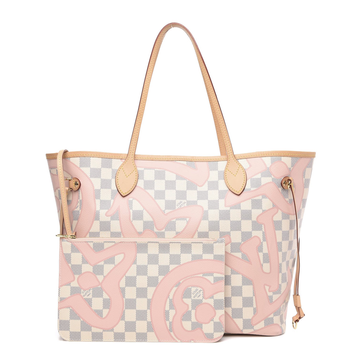 Louis Vuitton Damier Azur Tahitienne Neverfull MM 1 of 11