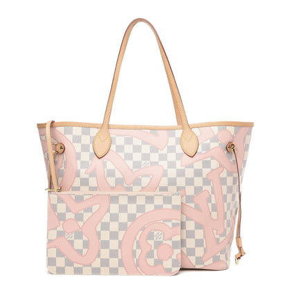 Louis Vuitton Damier Azur Tahitienne Neverfull MM 1 of 11