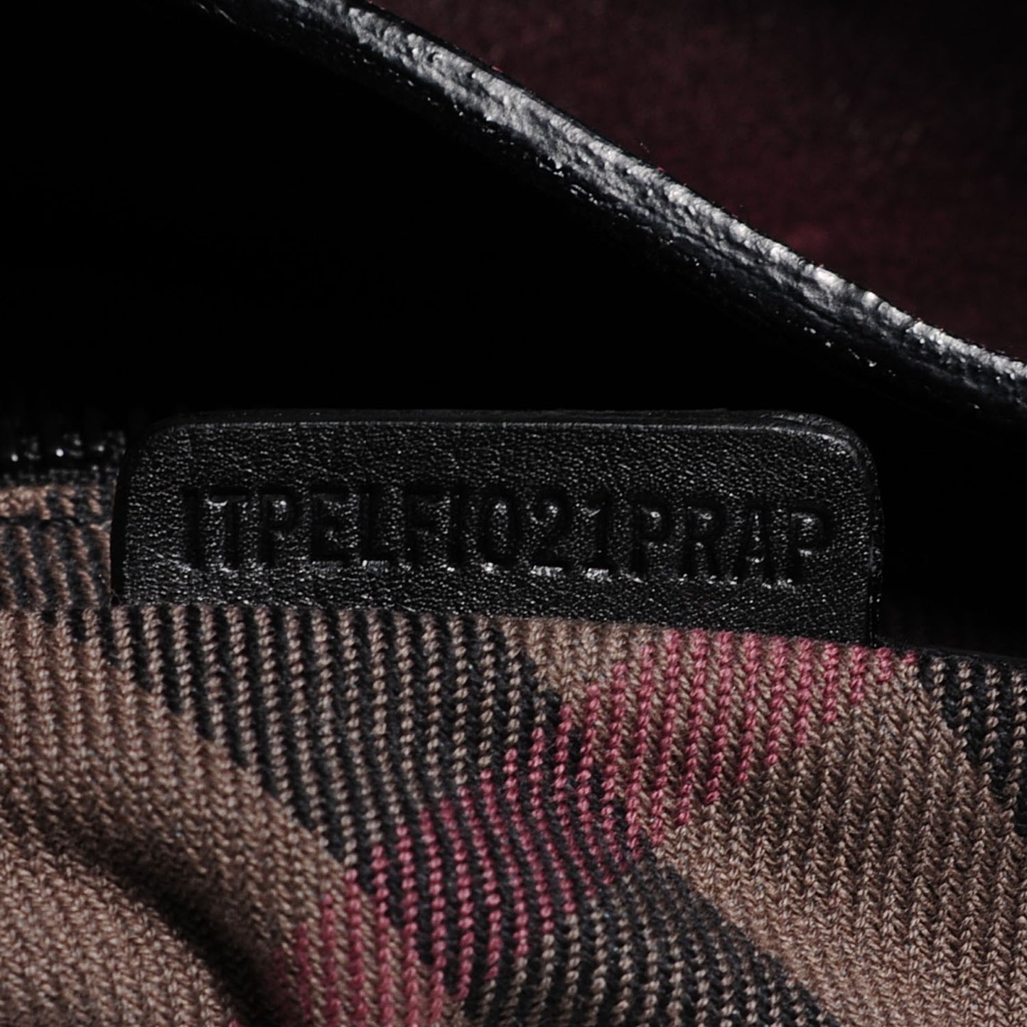 Burnished Leather Woolf Tote Dark Burgundy