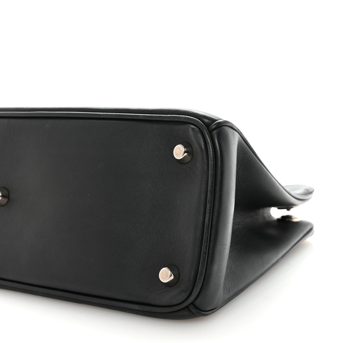 Smooth Calfskin Medium Diorissimo Tote Black Rose Poudre