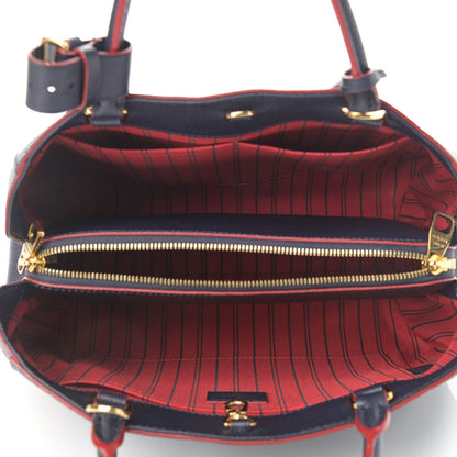 Louis Vuitton Empreinte Montaigne MM Marine Rouge 5 of 13