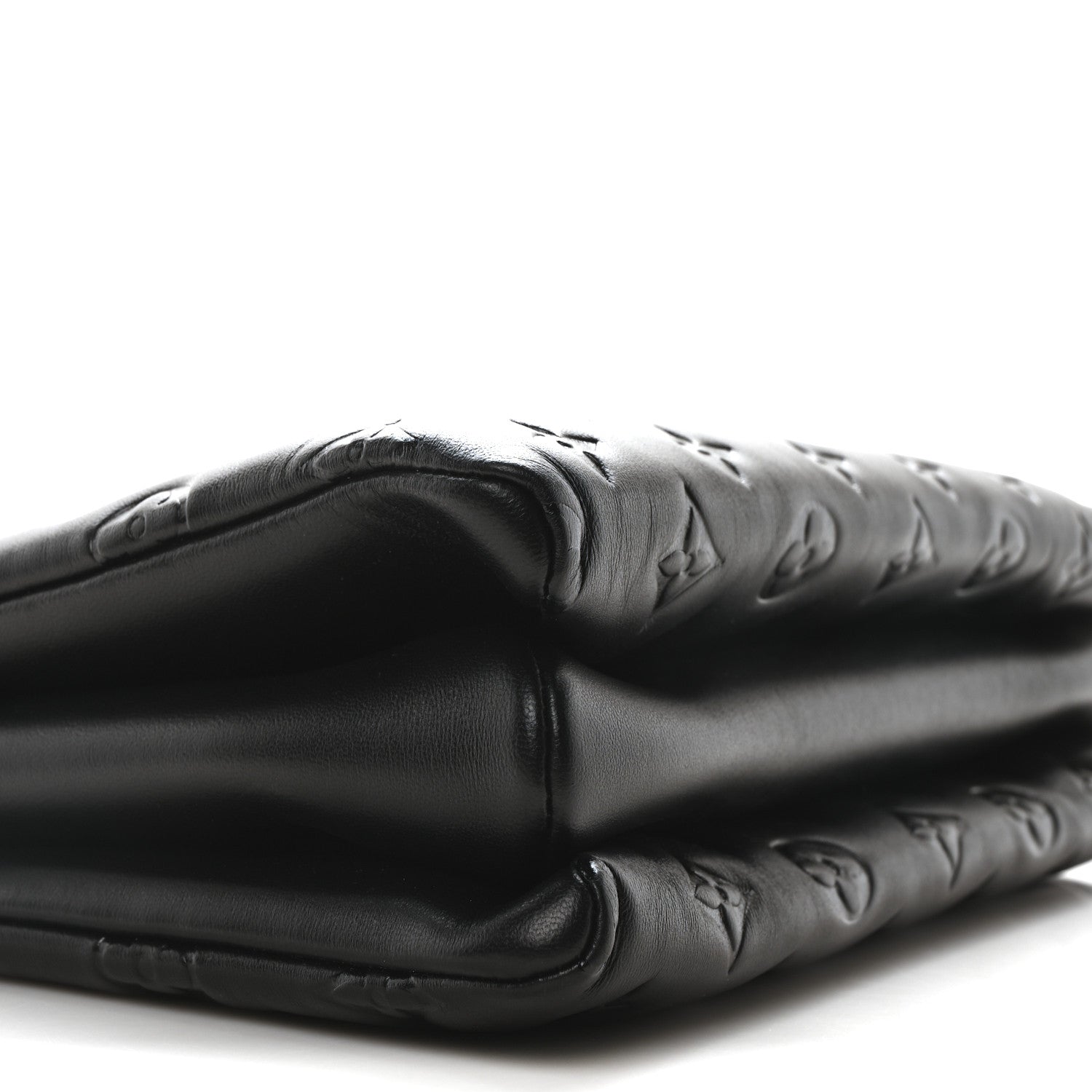 Louis Vuitton Lambskin Embossed Monogram Coussin PM Black 8 of 10