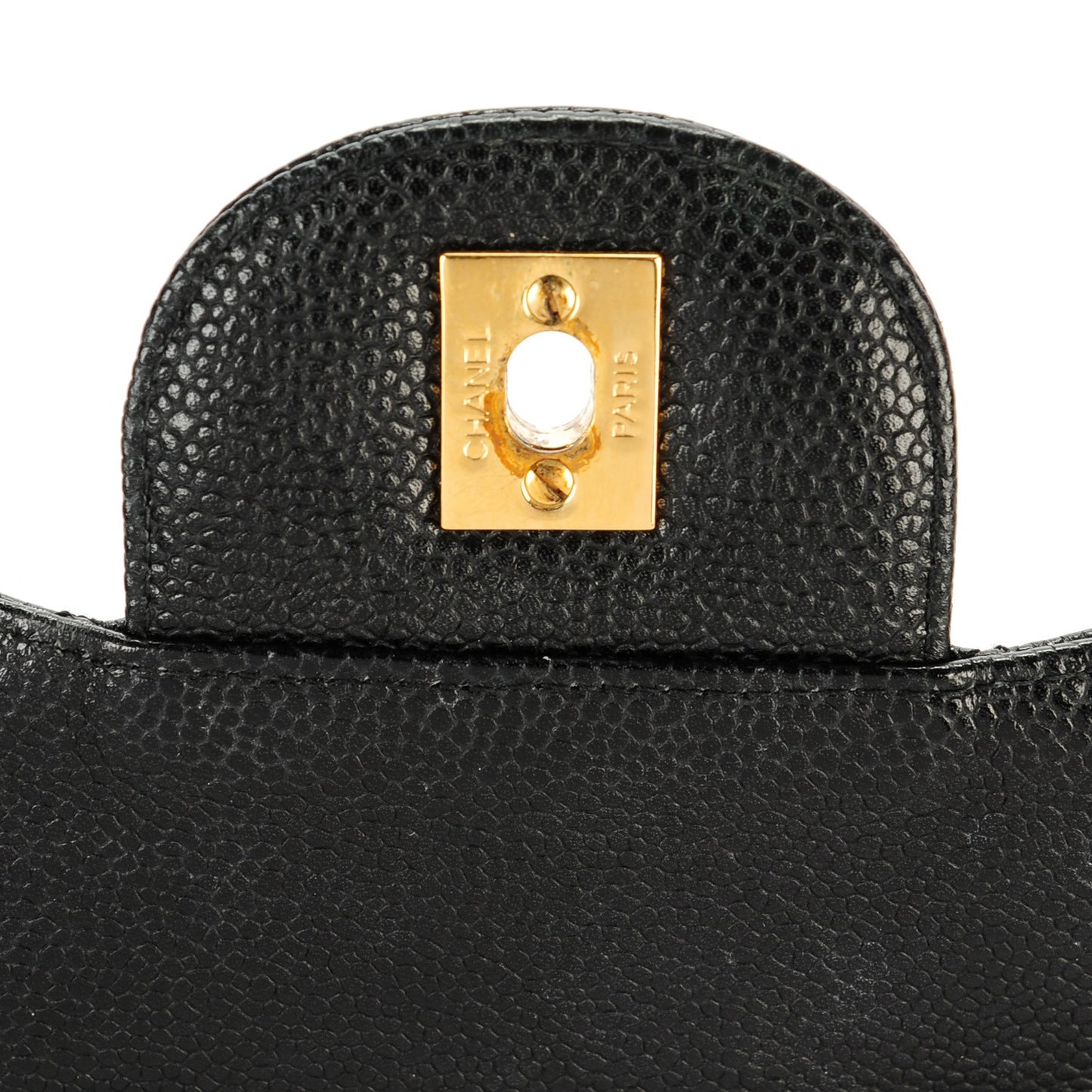 Caviar Quilted Jumbo Single Flap Black