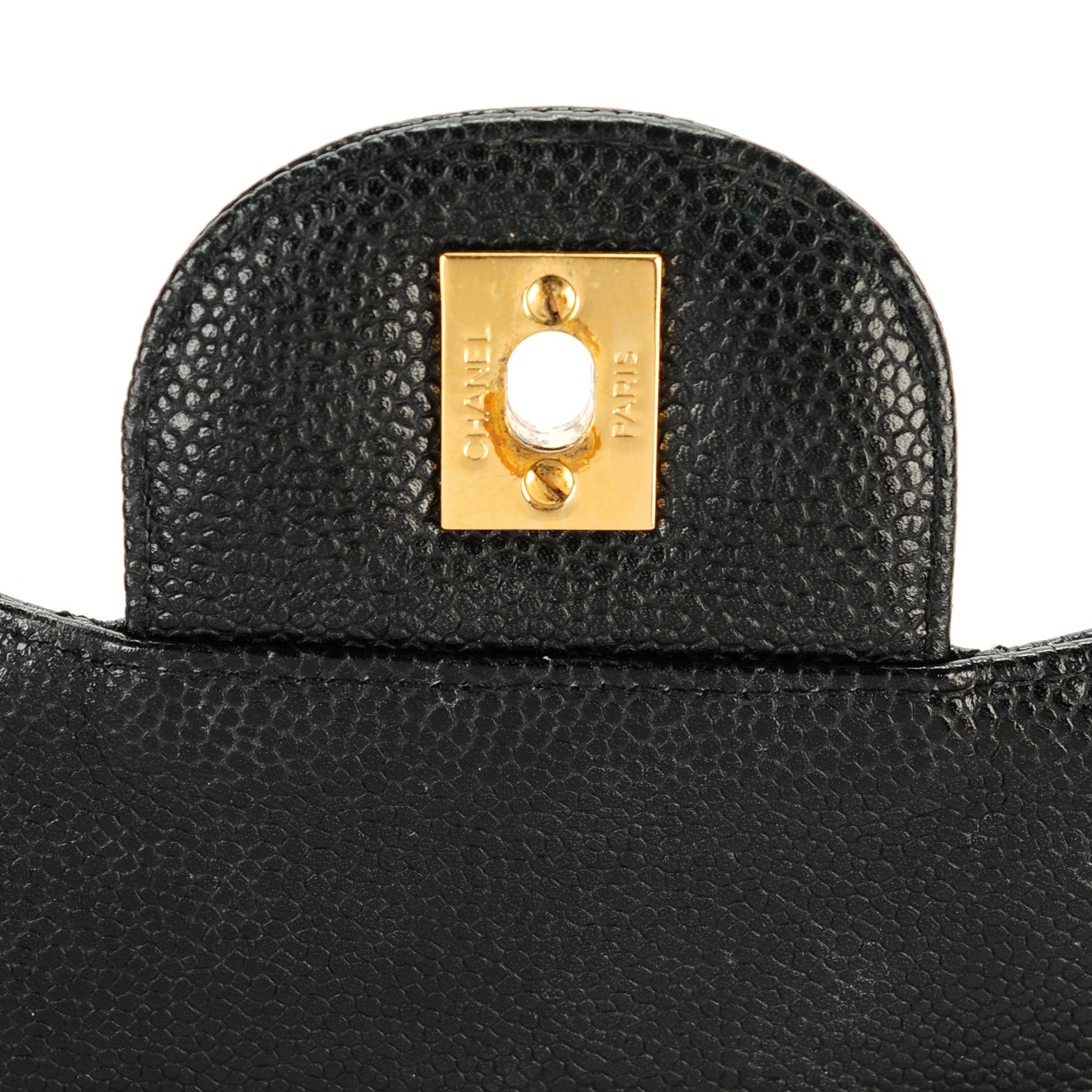 Chanel Caviar Quilted Jumbo Single Flap Black 6 of 8