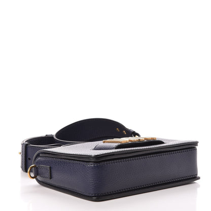 Christian Dior Grained Calfskin Dio(r)evolution Flap Bag Navy Blue 4 of 10