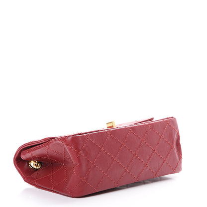 Chanel Aged Calfskin Quilted 2.55 Reissue Mini Flap Red 3 of 11