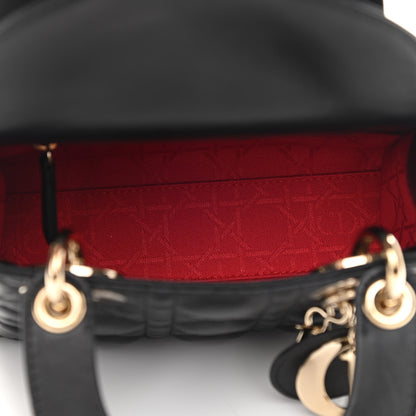Christian Dior Lambskin Cannage Mini Lady Dior Black 5 of 9
