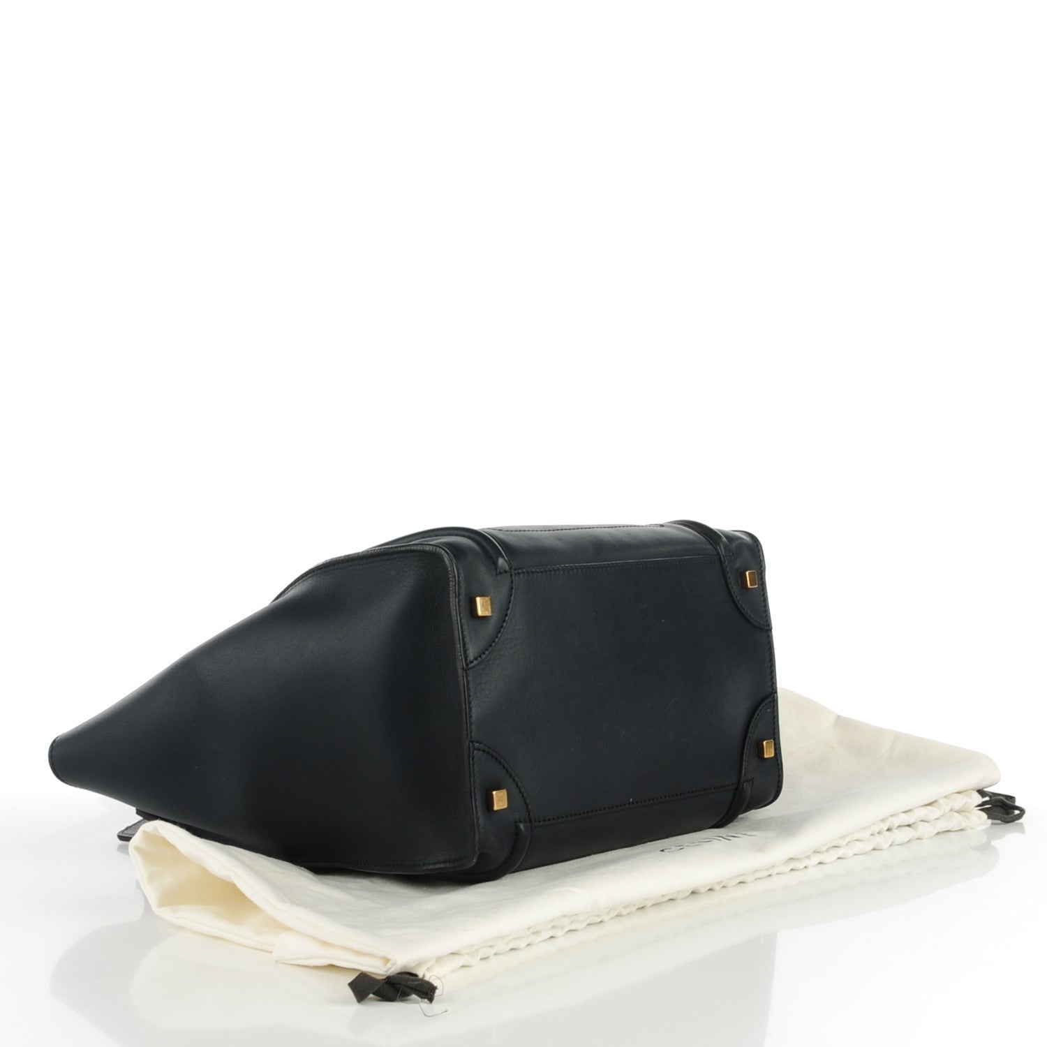 Celine Smooth Calfskin Mini Luggage Navy 4 of 8