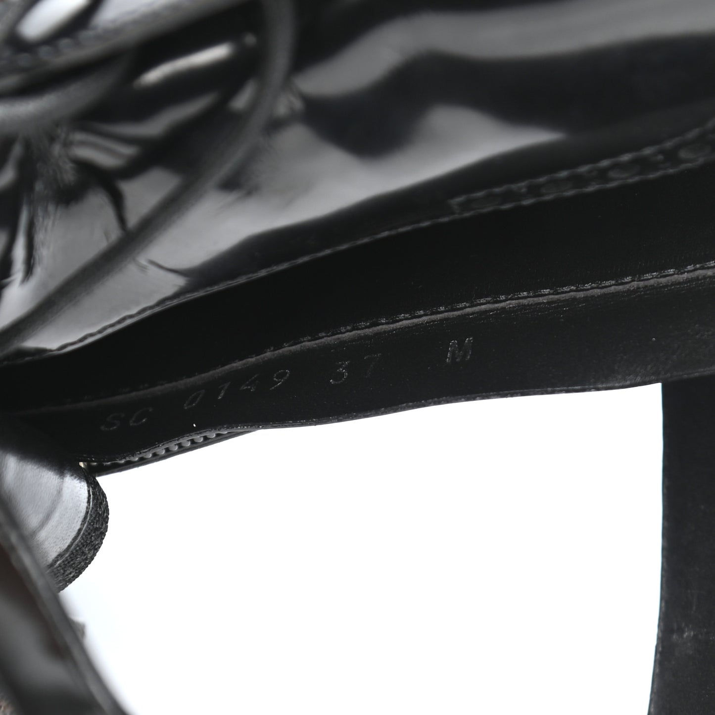 Glazed Calfskin Midtown Ankle Boots 37 Black