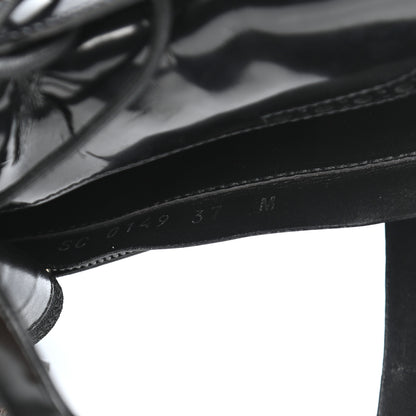 Louis Vuitton Glazed Calfskin Midtown Ankle Boots 37 Black 9 of 10