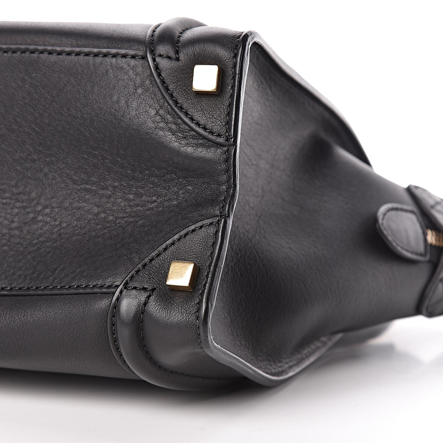 Smooth Calfskin Micro Luggage Black