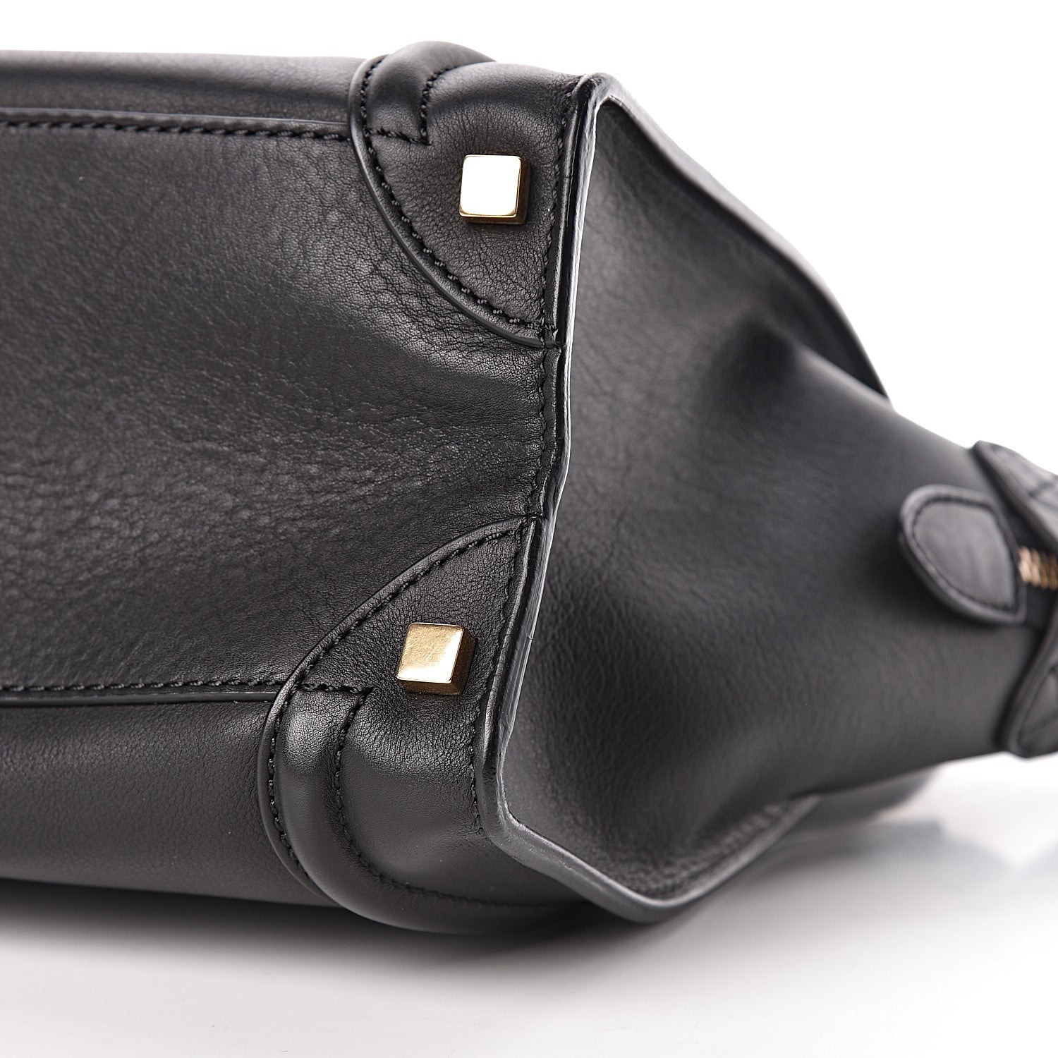 Celine Smooth Calfskin Micro Luggage Black 10 of 10