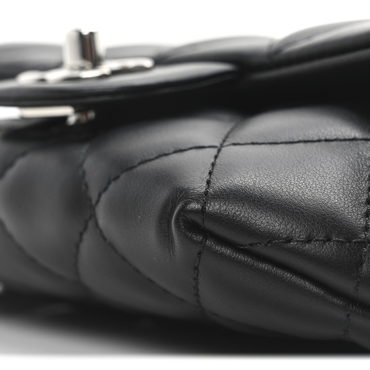 Chanel Calfskin Quilted CC Uniform Flap Belt Bag Black 10 of 11