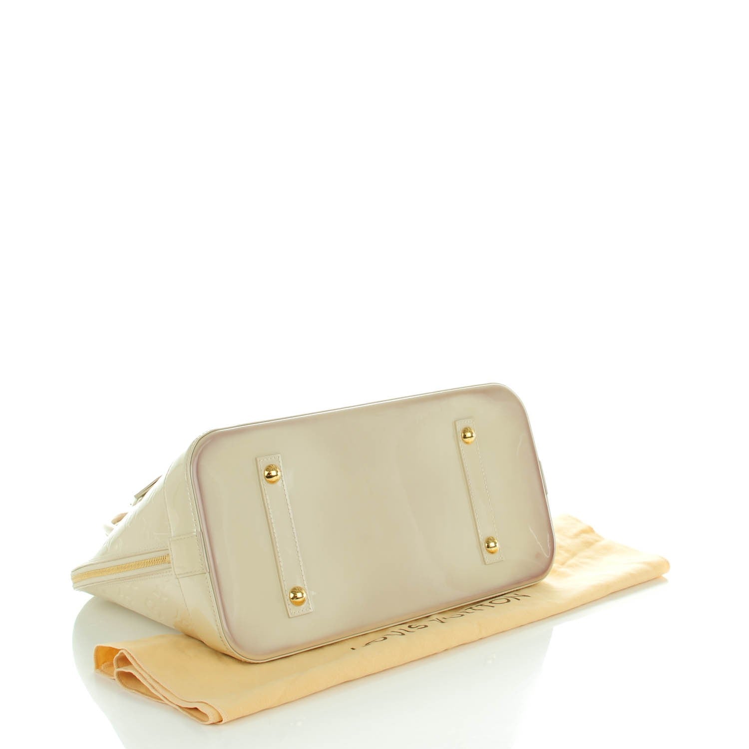 Louis Vuitton Vernis Alma GM Blanc Corail 7 of 12