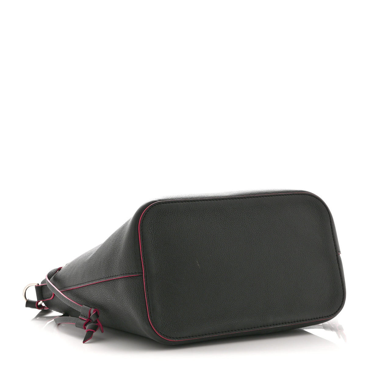 Louis Vuitton Calfskin Lockme Bucket Black 4 of 9