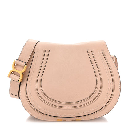 Chloe Calfskin Medium Marcie Saddle Bag Blush 1 of 17