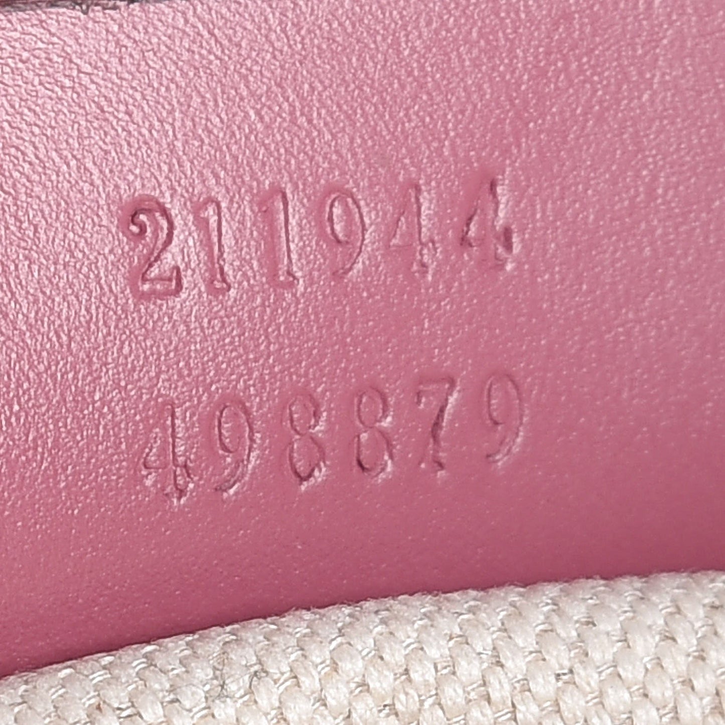 Monogram Margaux Calfskin Medium Sukey Tote Beige Ebony Vintage Rose