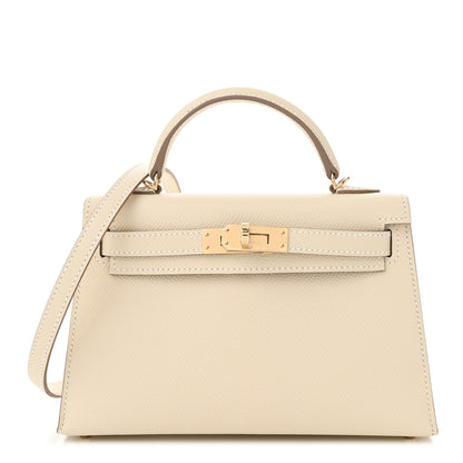 Hermes Epsom Mini Kelly Sellier 20 Craie 1 of 11