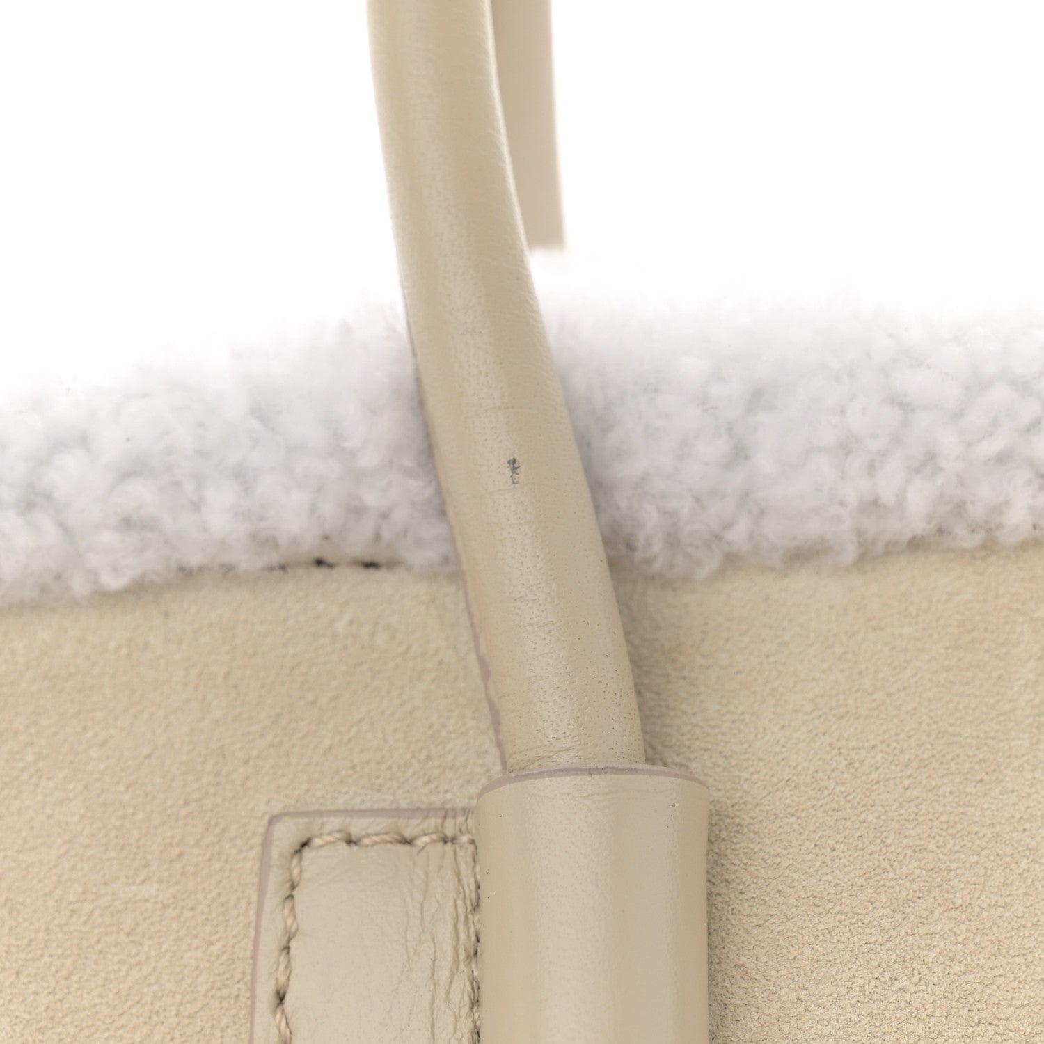 Givenchy Suede Shearling Small Antigona Natural Beige 13 of 15
