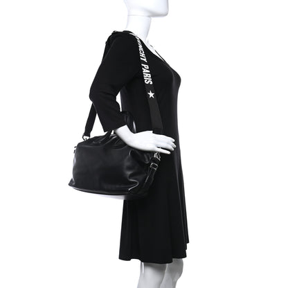 Givenchy Waxed Calfskin Small Nightingale Logo Strap Black 3 of 11