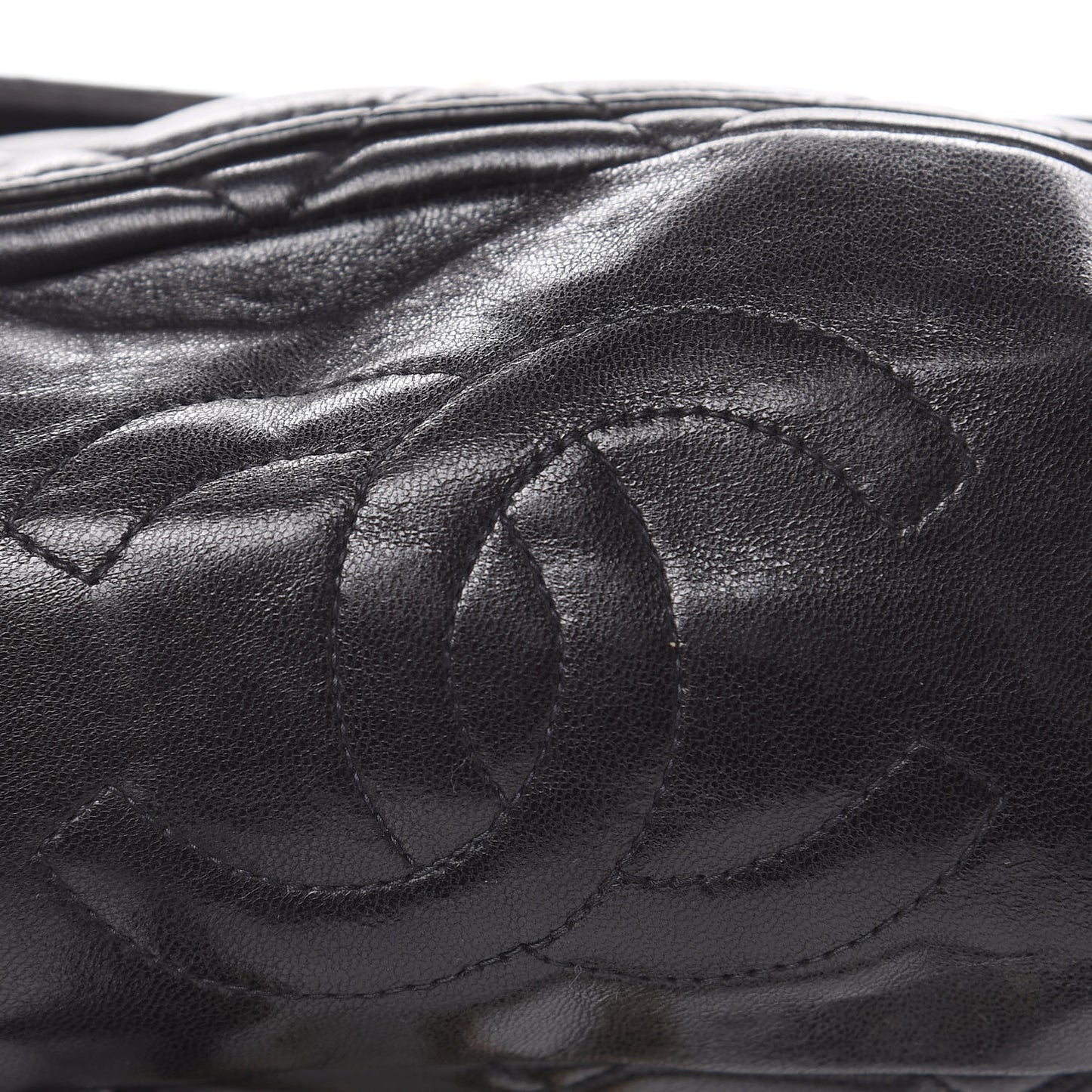 Lambskin Quilted CC Chain Backpack Black