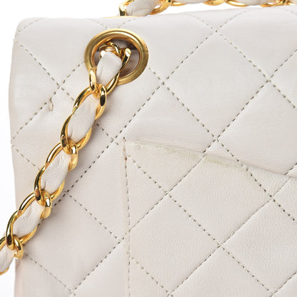 Chanel Lambskin Quilted Small Double Flap White 18 of 18