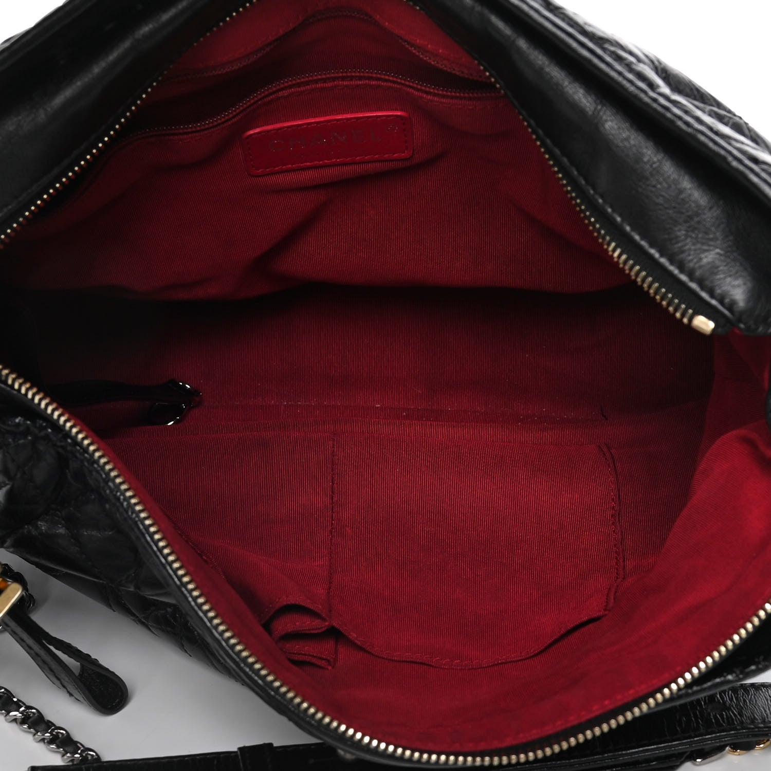 Chanel Aged Calfskin Quilted Large Gabrielle Hobo Black 5 of 13