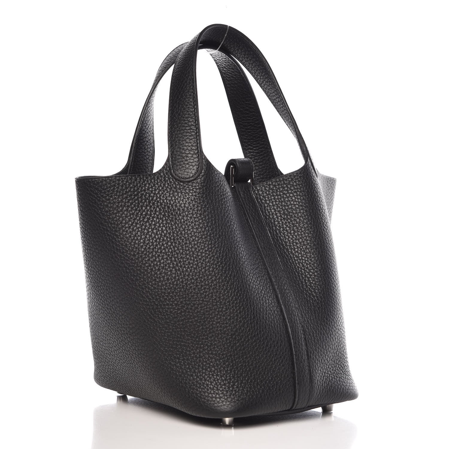 Hermes Taurillon Clemence Picotin Lock 18 PM Black 3 of 8