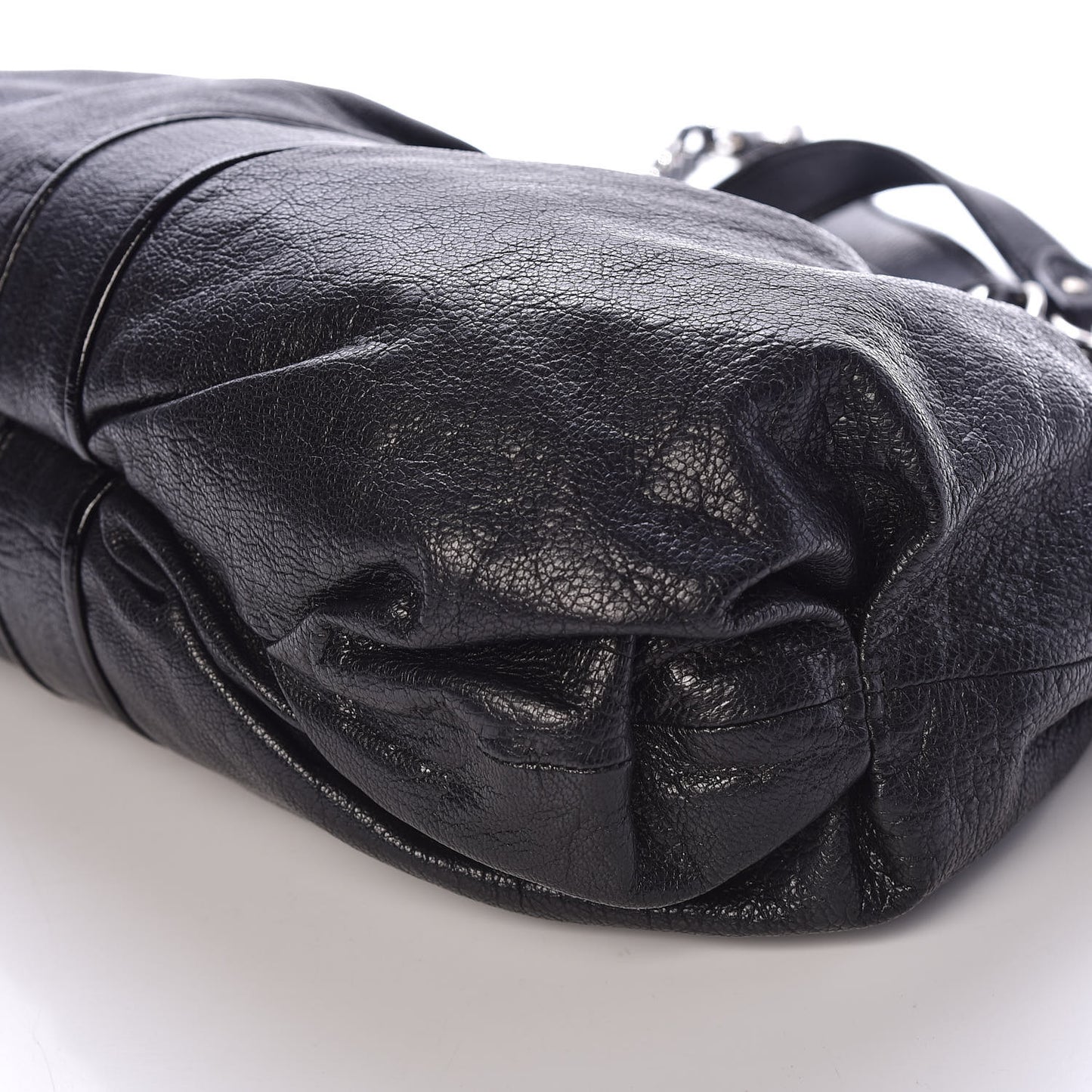 Calfskin Large Notte Hobo Black