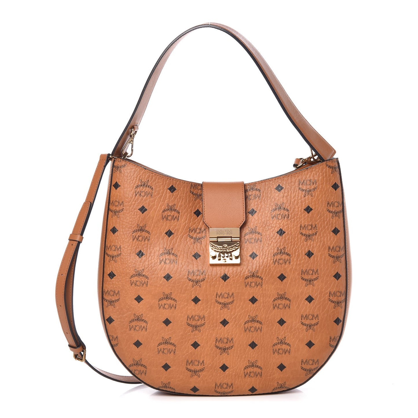 Visetos Large Patricia Hobo Cognac