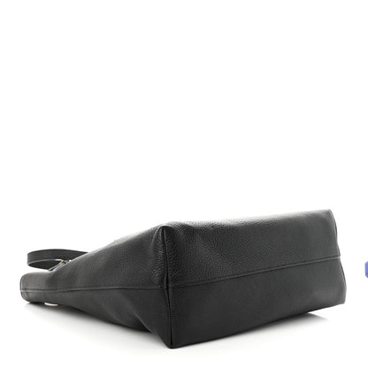 Prada Vitello Daino Shopping Tote Black 4 of 11