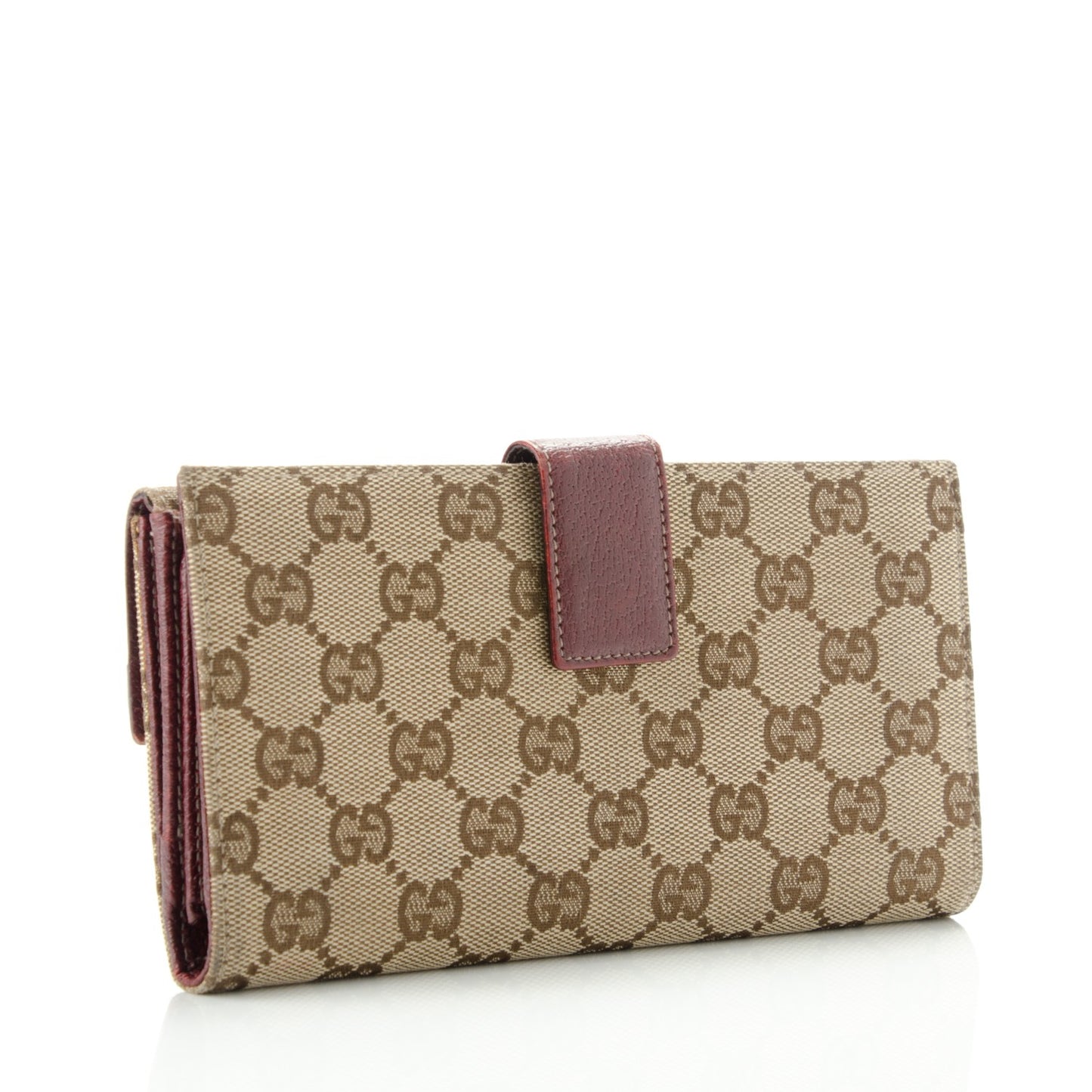 Monogram Horsebit Nail Continental Flap Wallet Brown
