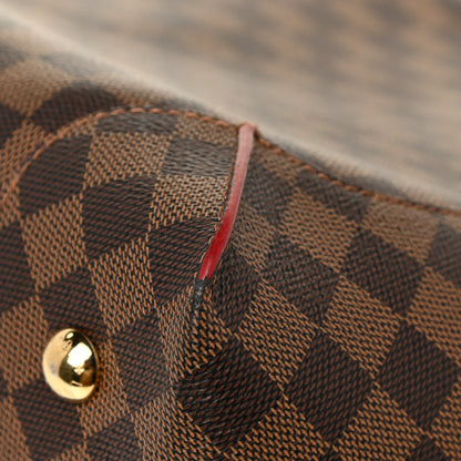 Louis Vuitton Damier Ebene Caissa Hobo Cherry 12 of 17