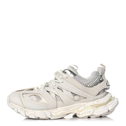 Balenciaga Rubber Mesh Fabric Monocolor Recycled Sole Womens Track Sneakers 36 White 1 of 10